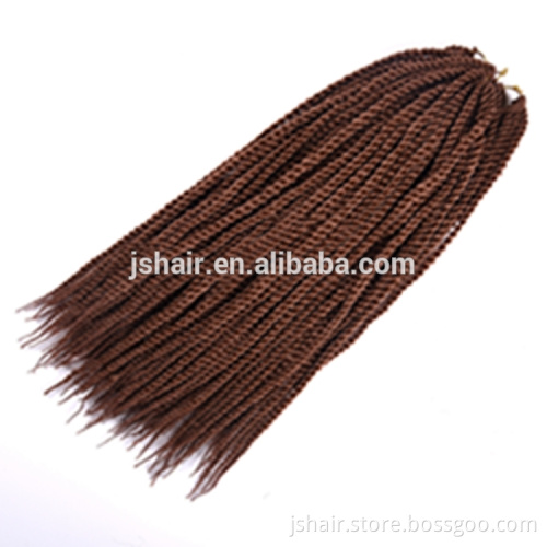 Hot sale synthetic senegalese twist hair crochet hair extension senegal box braid hair